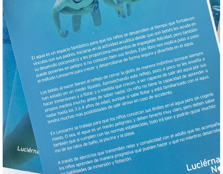 libro bebés cuidado piscina aprendizaje nadar