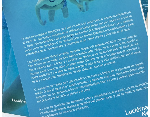 libro bebés cuidado piscina aprendizaje nadar