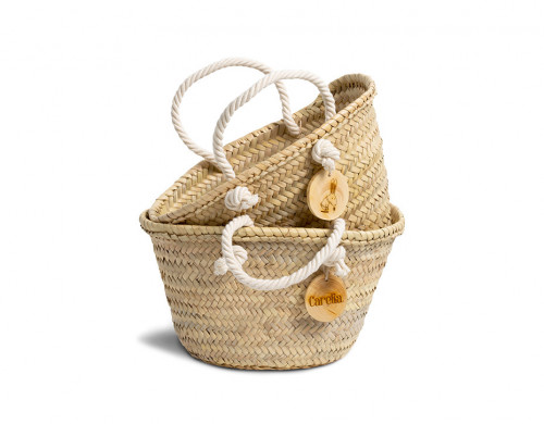Sac cabas en feuilles de...