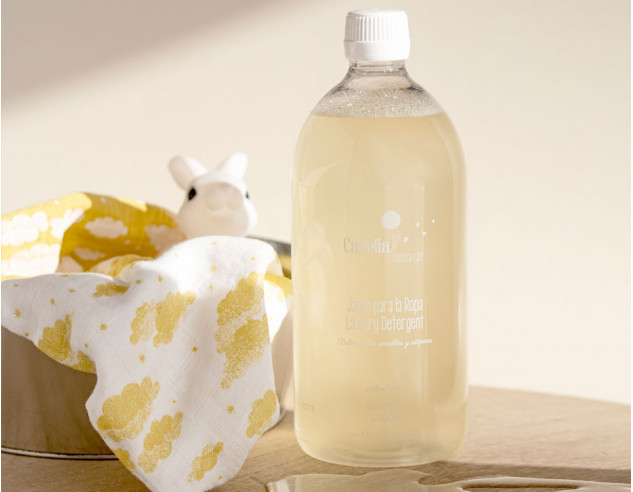 Detergente Natural para la ropa de bebé y pieles sensibles
